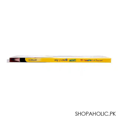 Dollar My Pencil Wow! Fusion Triangular Color Pencils, Assorted, 12-Pack, PTC13 - Image 3