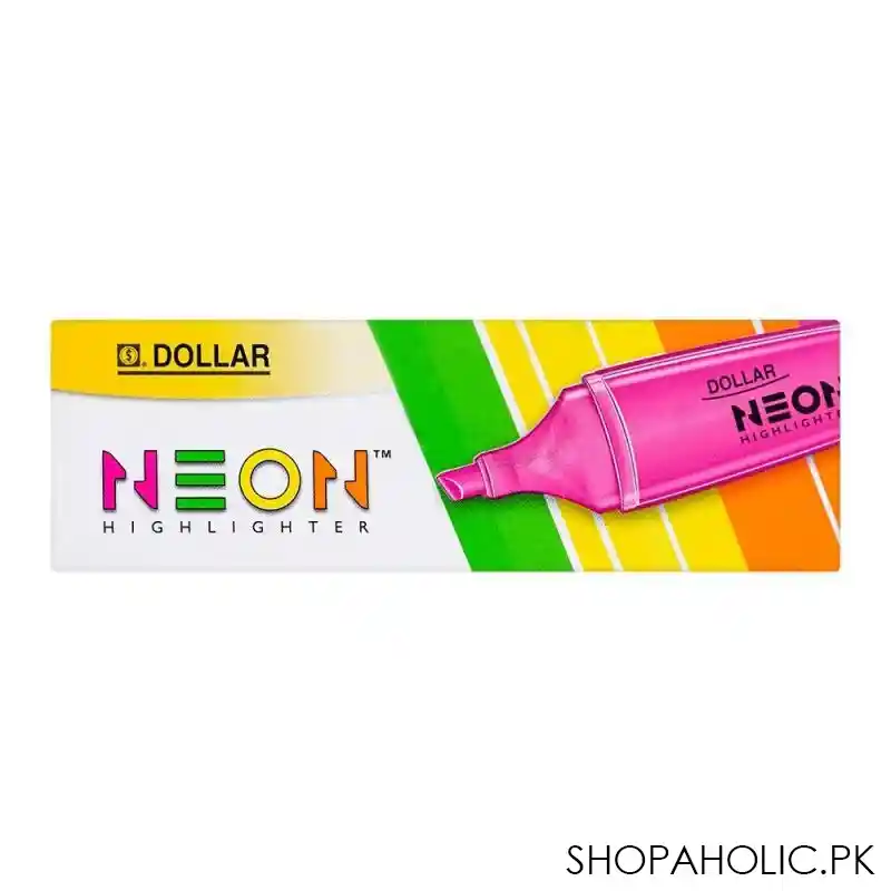 dollar neon highlighter 5mm 10 pack, green, hl625 image3