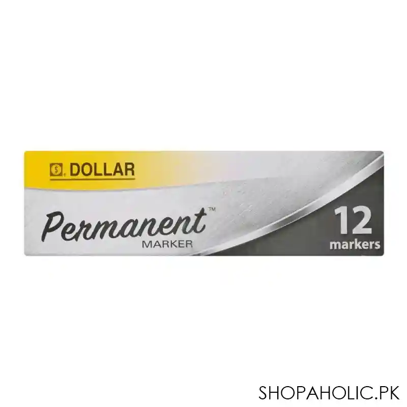 dollar permanent marker 5.0 12 pack, uml5 black image3