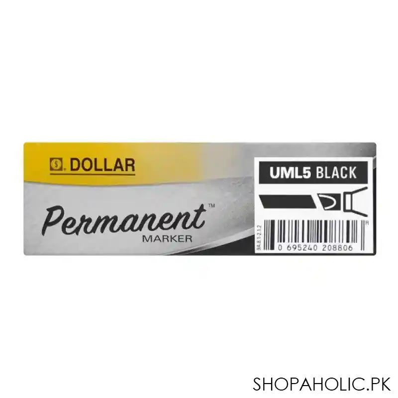 dollar permanent marker 5.0 12 pack, uml5 black image5