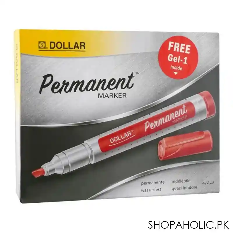 dollar permanent marker 5.0 12 pack, uml5 black main image