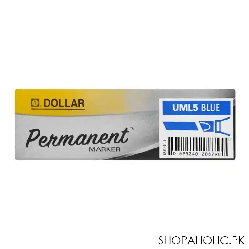 dollar permanent marker 5.0 12 pack, uml5 blue image5