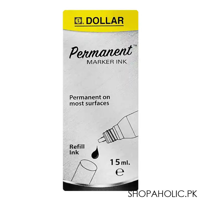 Dollar Permanent Marker Ink Blue, 15ml, IPMP 15 - Image 4