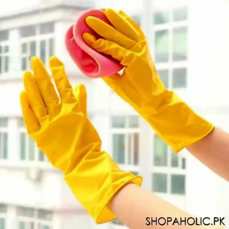 dolphin latex household gloves   pair image3
