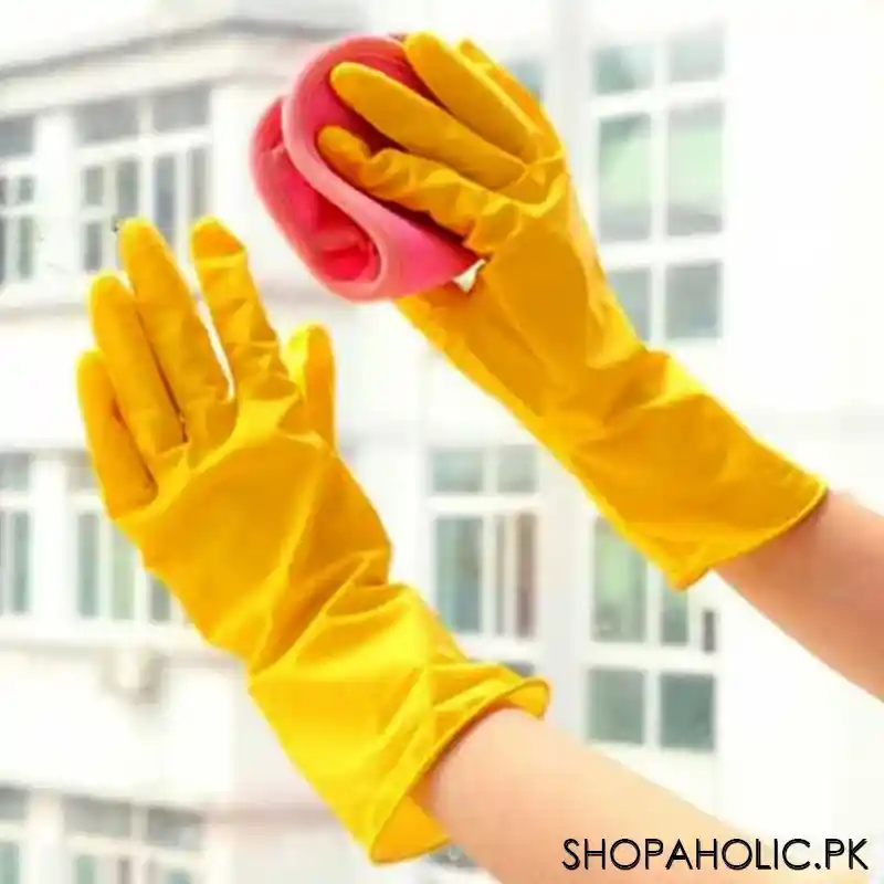 dolphin latex household gloves   pair image3