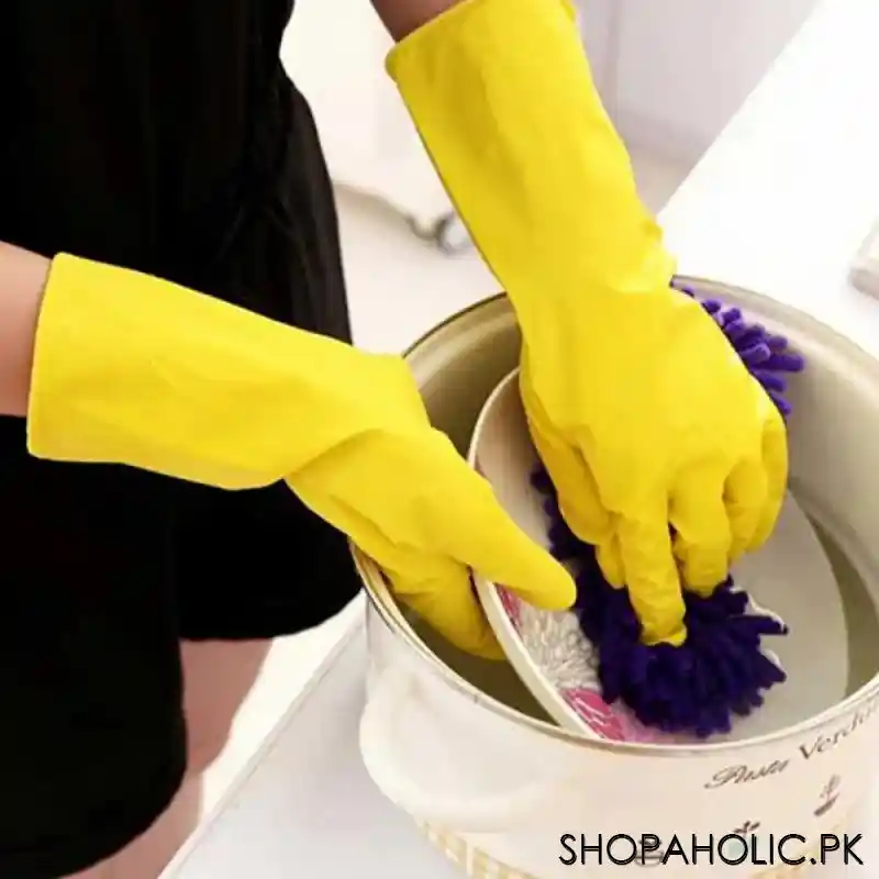 dolphin latex household gloves   pair image5