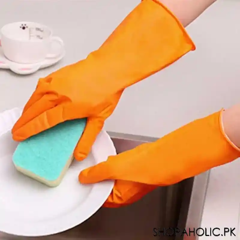 dolphin latex household gloves   pair image6