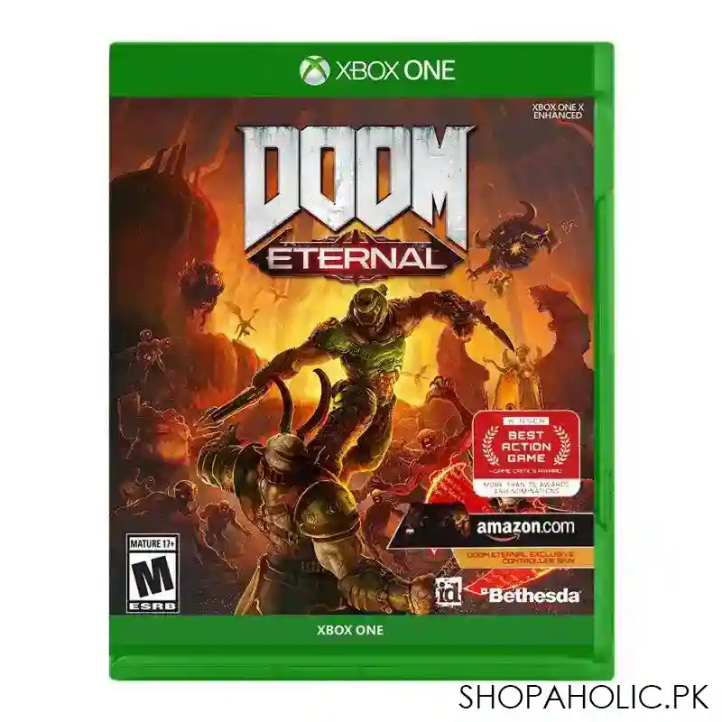 doom eternal xbox one game dvd main image