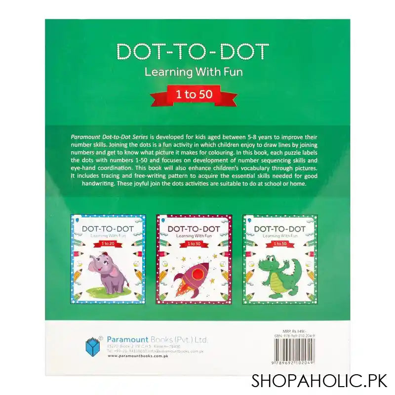 Dot-To-Dot Learning With Fun 1 To 50 Book - Image 2