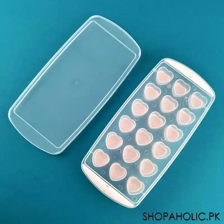 douba silicone pop up ice cube tray with lid main image