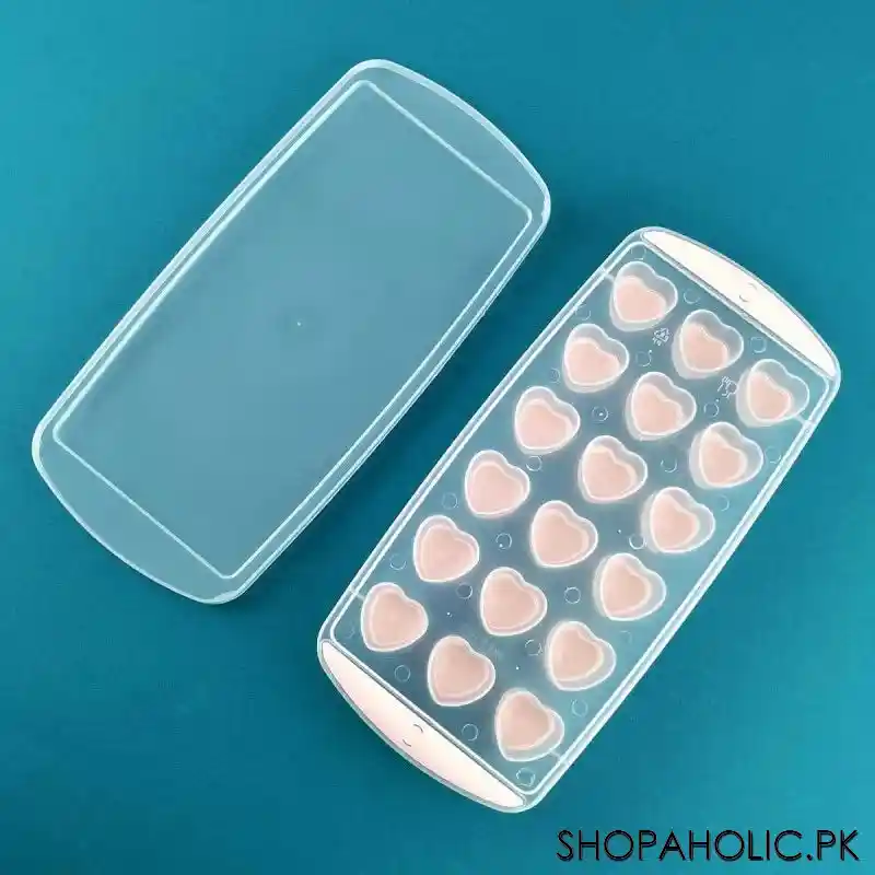 douba silicone pop up ice cube tray with lid main image
