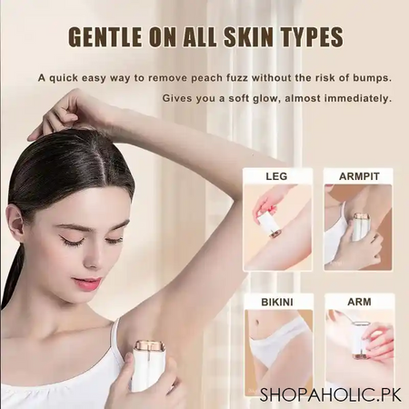 double blade mini hair remover for women image2
