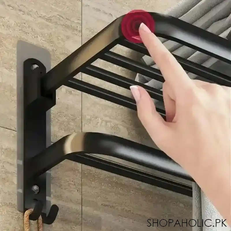 double folding bath towel holder image5