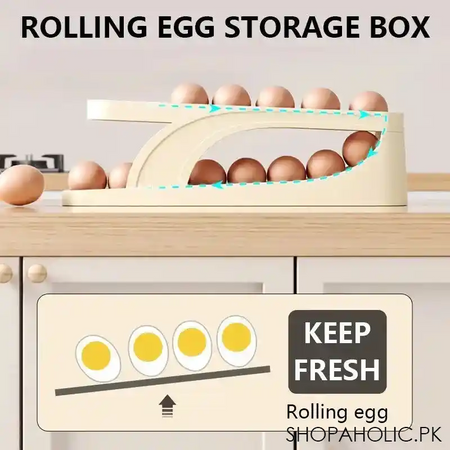 double layer automatic egg scrolling rack image4