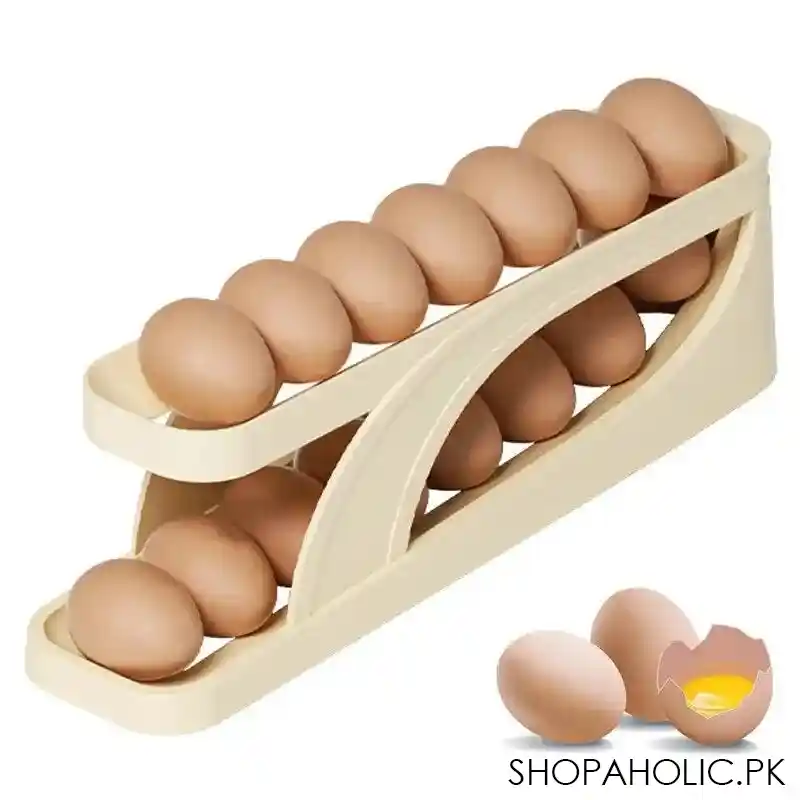 double layer automatic egg scrolling rack image5