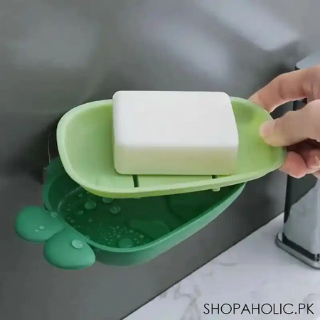 double layer bunny soap dish image2