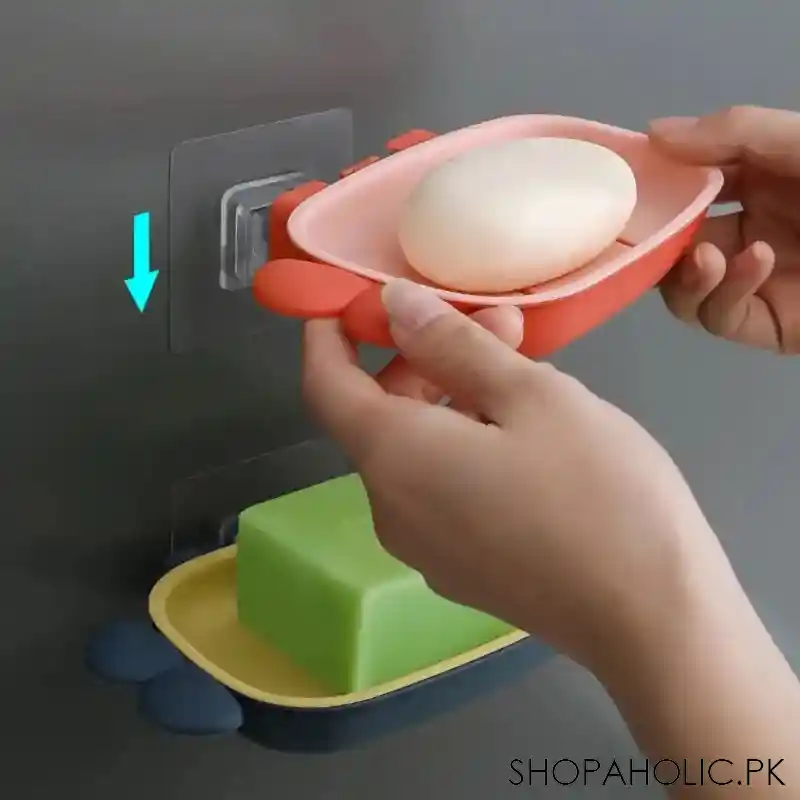 double layer bunny soap dish image3