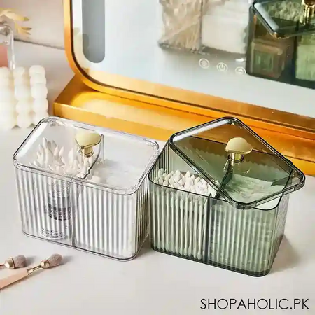double layer cotton swab box main image
