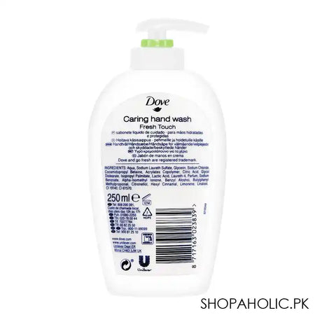 Dove Caring Hand Wash 250ml - Image 3