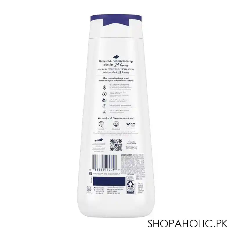 Dove Deep Moisture Nourishes The Daries Skin 24HR Micro Moisture Body Wash, 591ml - Image 4