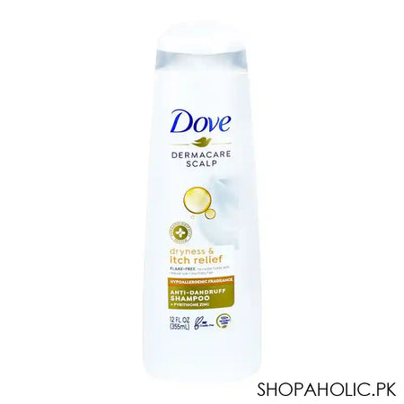 Dove Dermacare Scalp Dryness & Itch Relief-Dandruff Shampoo, 355ml - Main Image