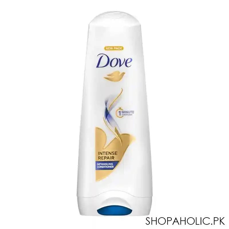 dove intense repair detangling conditioner, perfect for damaged hair, 180ml main image