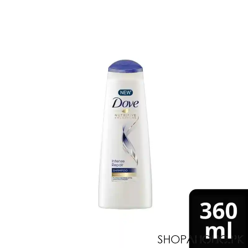 dove intense repair nourishing shampoo, for damaged hair, 360ml image4