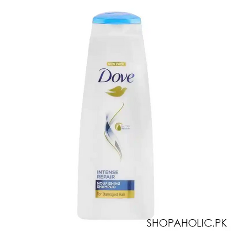 dove intense repair nourishing shampoo, for damaged hair, 360ml main image