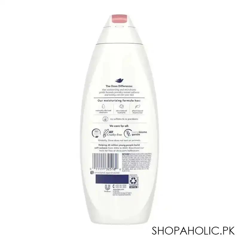 dove limited edition summer care grapefruit & lemon balm nourishing body wash, 650ml image2