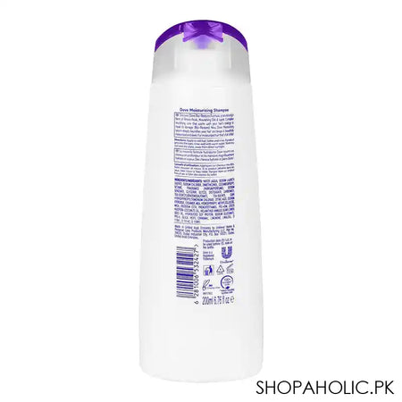 Dove Moisturizing Hydratant Shampoo, For Dry Hair, 200ml - Image 3
