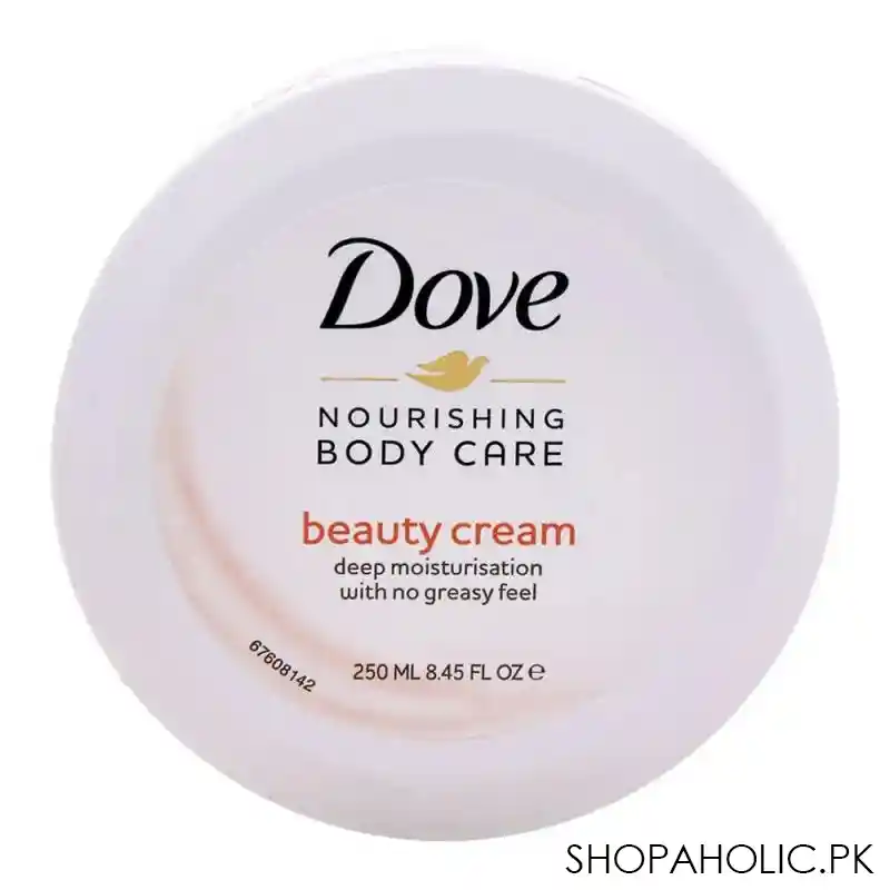 dove nourishing body care beauty cream, 250ml main image
