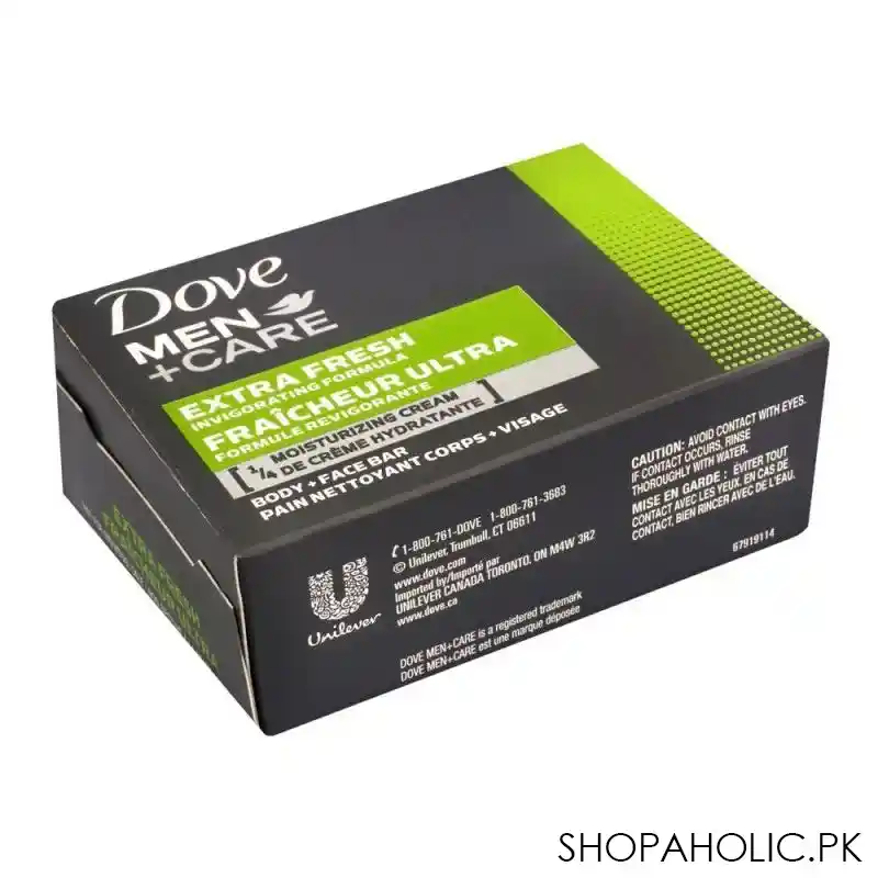 dove soap men+ care extra fresh, 106g main image