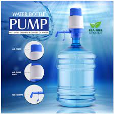 Manual Water Pump Dispenser For 19 Liter Water-premium Quality Imperial -Blue And White image 2