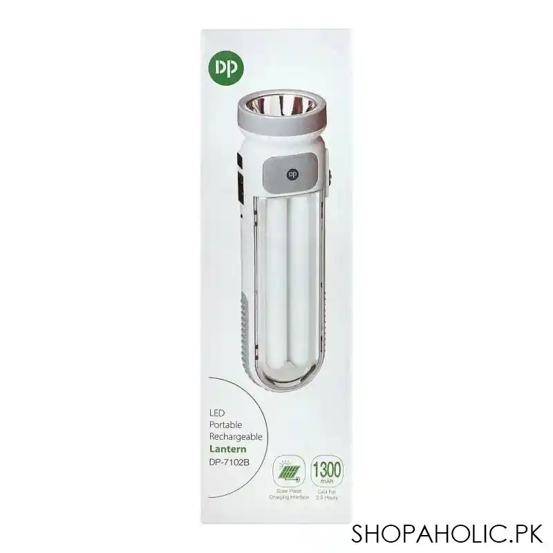 dp led portable rechargeable lantern dp 7102b, 1300mah image3