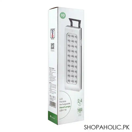 DP LED Rechargeable 30 Leds LED-716, 1600mAh - Main Image