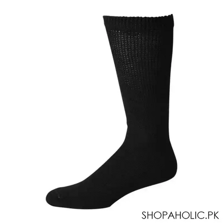 dr.comfort diabetic socks, standard size, black main image