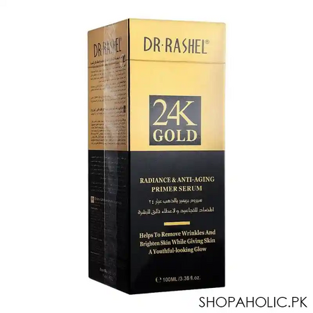 dr. rashel 24k gold radiance & anti aging primer serum, 100ml image2
