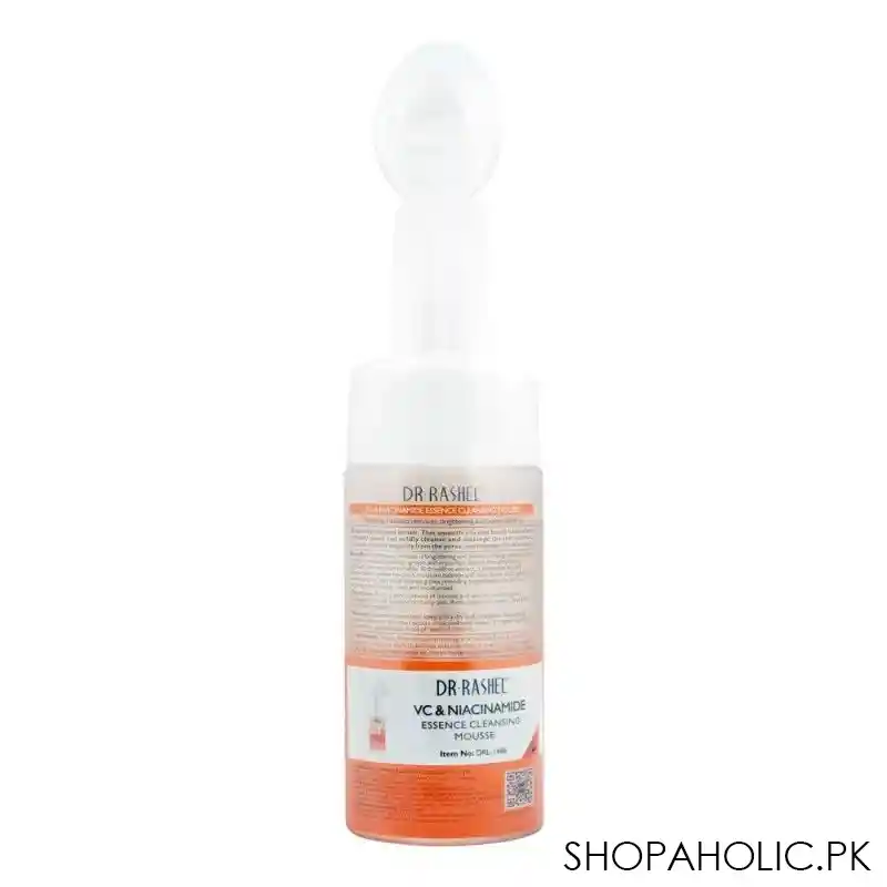 dr. rashel vc vitamin c & niacinamide essence cleansing mousse, 125ml image2