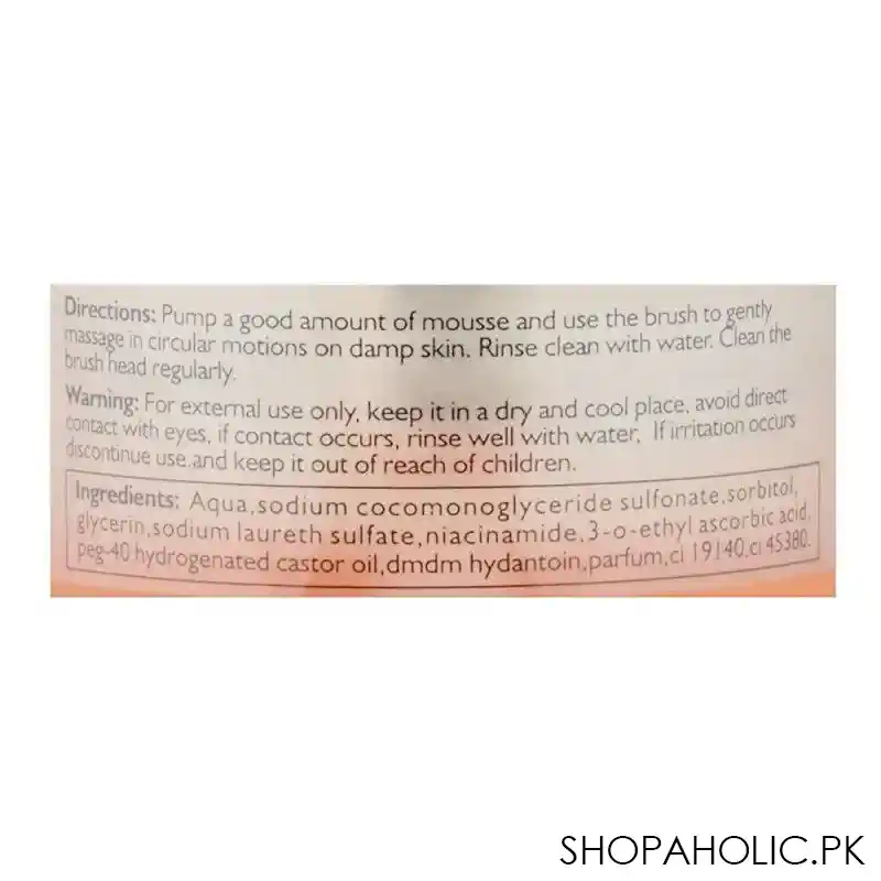 dr. rashel vc vitamin c & niacinamide essence cleansing mousse, 125ml image3