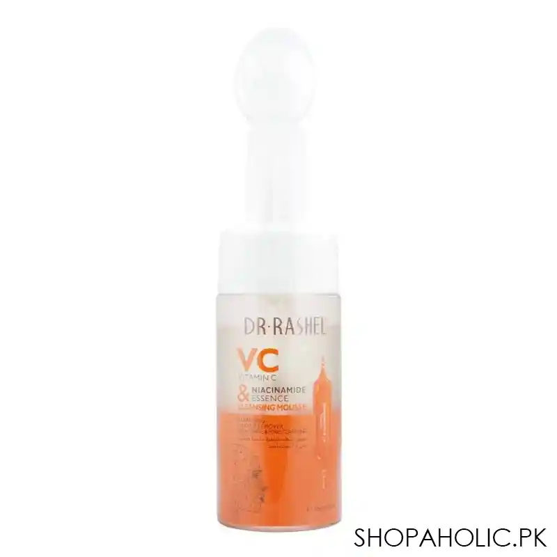 dr. rashel vc vitamin c & niacinamide essence cleansing mousse, 125ml main image