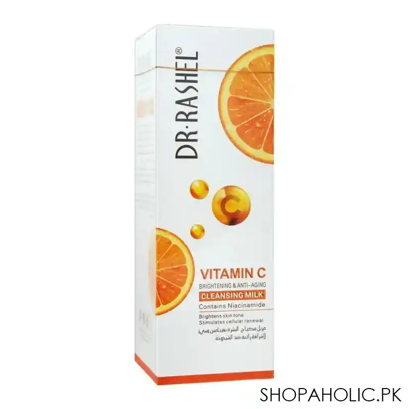 dr. rashel vitamin c brightening & anti aging cleansing milk, 100ml main image
