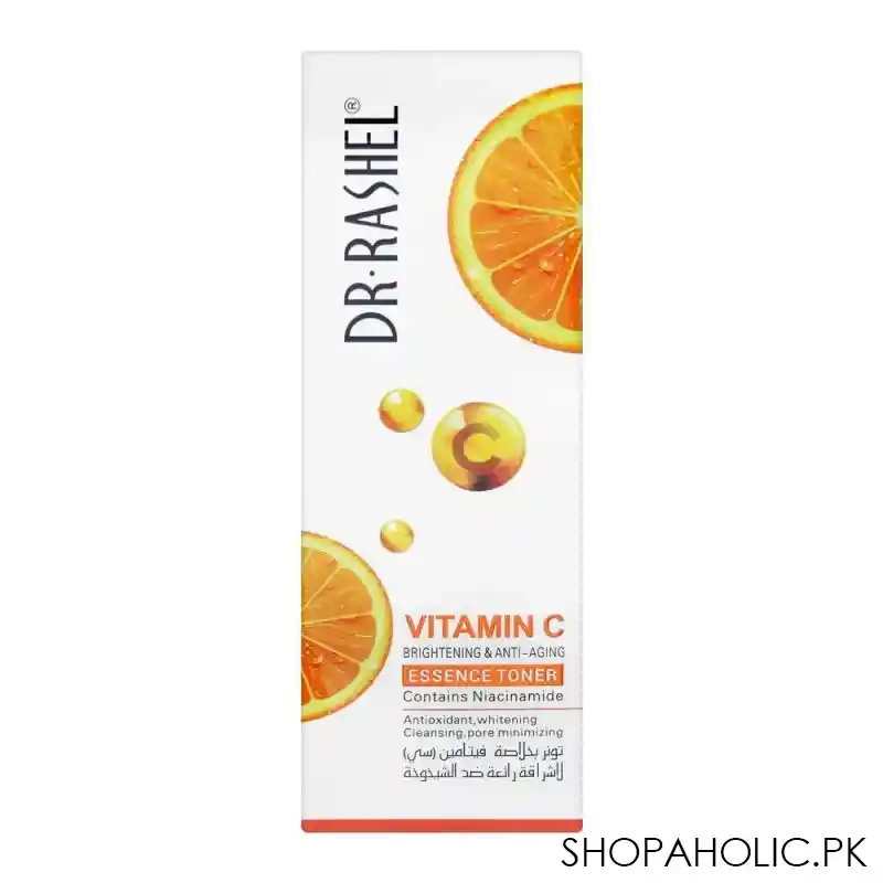 dr. rashel vitamin c brightening & anti aging essence toner, 100ml image2