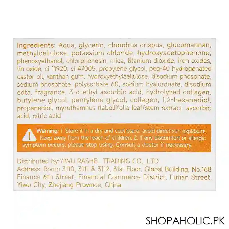 Dr.Rashel Vitamin C Brightening & Anti Aging Hydrogel Eye Mask, 60-Pack - Image 2