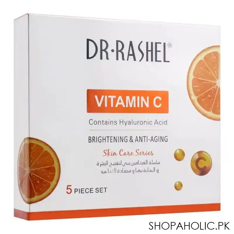 dr. rashel vitamin c brightening & anti aging set, 5 pack main image
