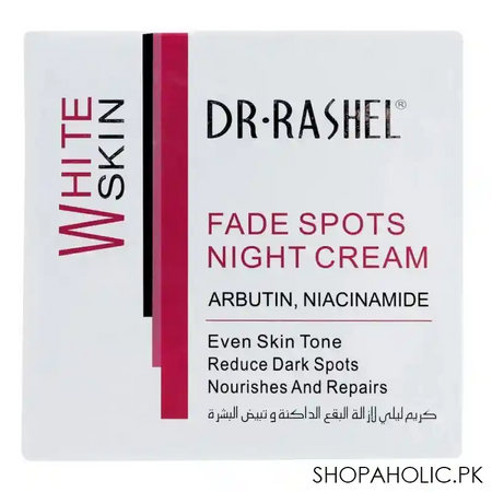 dr. rashel white skin fade spots night cream, 50g image3