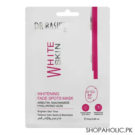 Dr. Rashel White Skin Whitening Fade Spots Mask, Reduce Dark Spots & Blemishes, 25g - Image 2