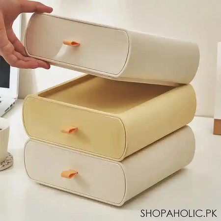 drawer shape desktop storage box image3