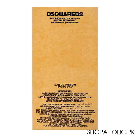 Dsquared2 Original Wood, Eau de Parfum, For Men, 100ml - Image 3