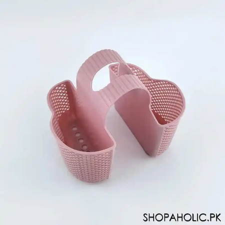 dual sided storage drain sink basket image4