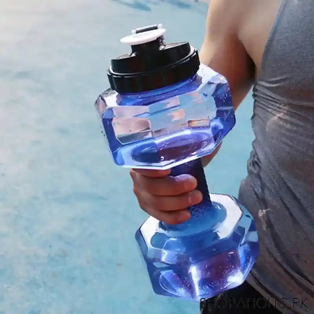 dumbbell sports water bottle image3